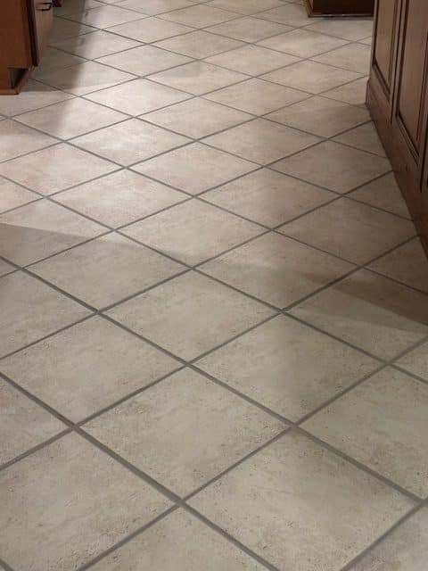 after cleaning and color seal