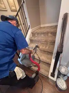 stair case cleaning