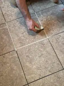 Grout color seal application process Memphis TN