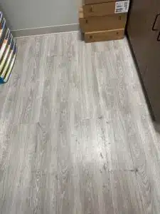 LVT floor before cleaning in Collierville TN