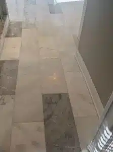 marble floor before polishing Memphis TN