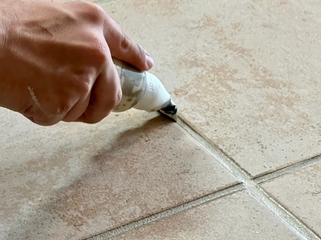 grout color sealing